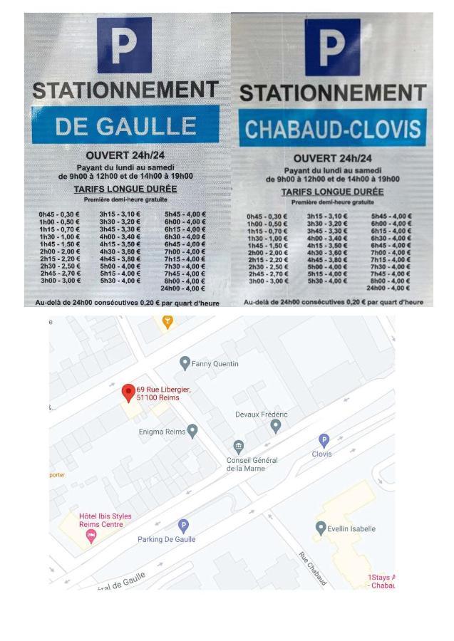 Le Coquet Logement Climatise Face A La Cathedrale - 3G Reims Bagian luar foto